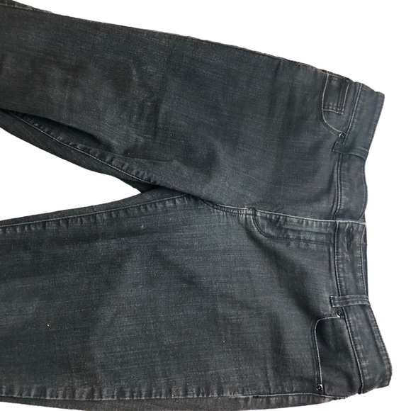 CHICOS PLATINUM DENIM Womens Size 2 Reg Cotton Spandex Slim Leg Charcoal EUC - Picture 3 of 13